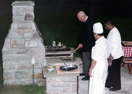 president eisenhower cooking